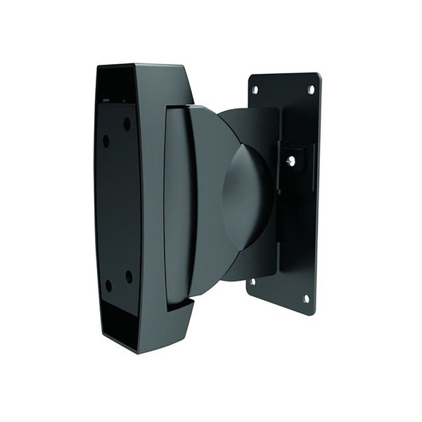 Monoprice Adjustable 22 lb. Capacity Speaker Wall Mount Brackets (Pair) Black 39488